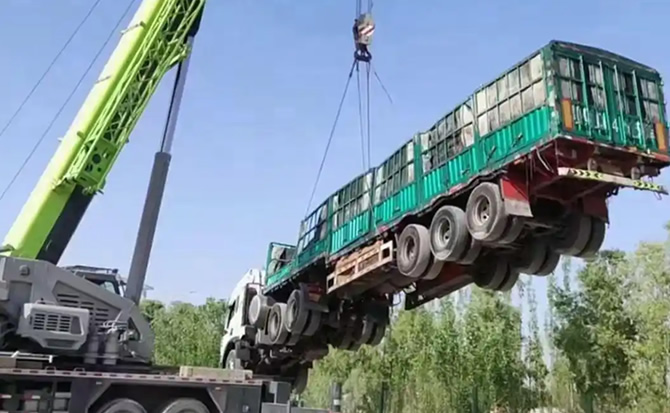 荔城区道路脱困救援案例